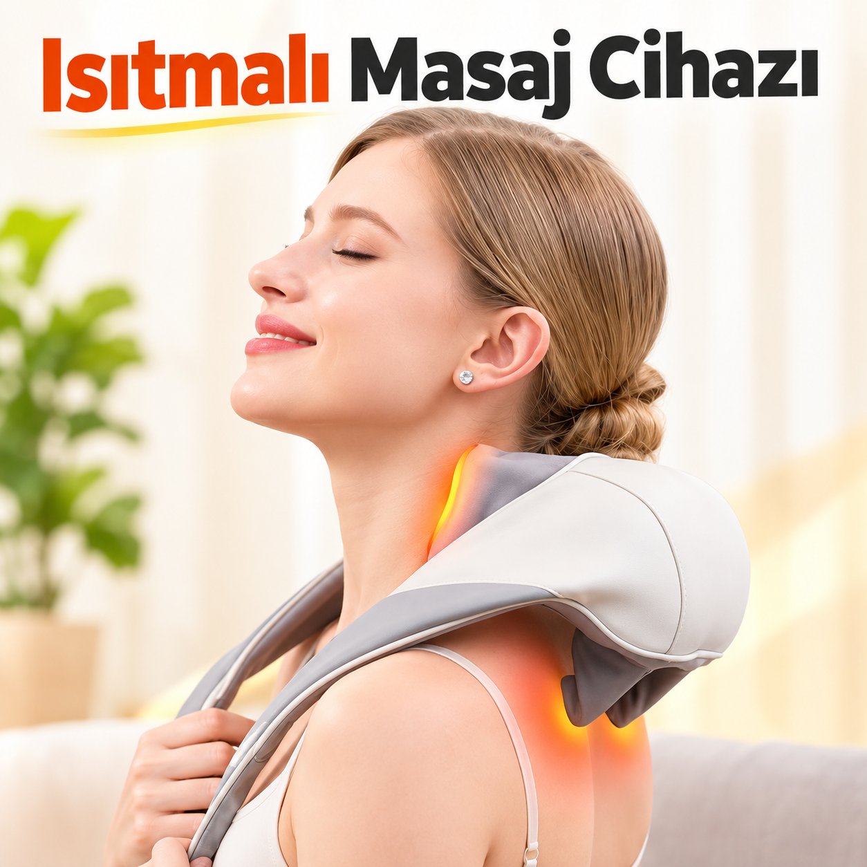 1 ADET OVMALI ISITMALI MASAJ ALETİ
