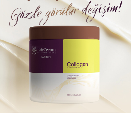 1 ADET KOLAJEN SAÇ MASKESİ