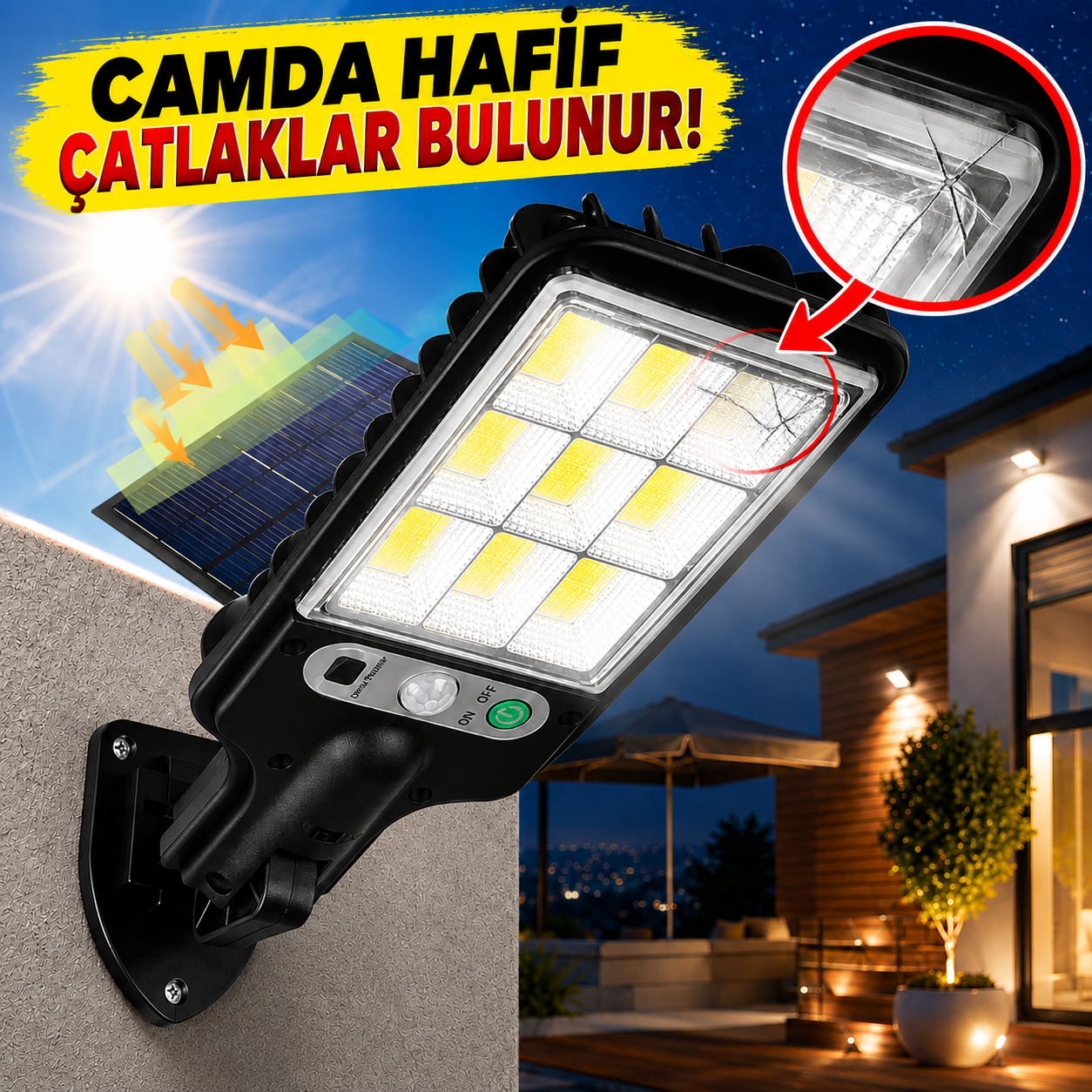 2. KALİTE SOLAR SOKAK LAMBASI